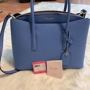 Barely used Kate Spade Satchel in Periwinkle blue